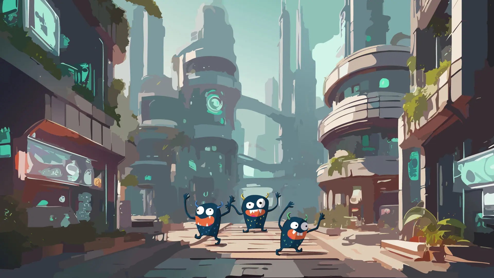 Eata, Zoola & Coazaw on Planet HETH